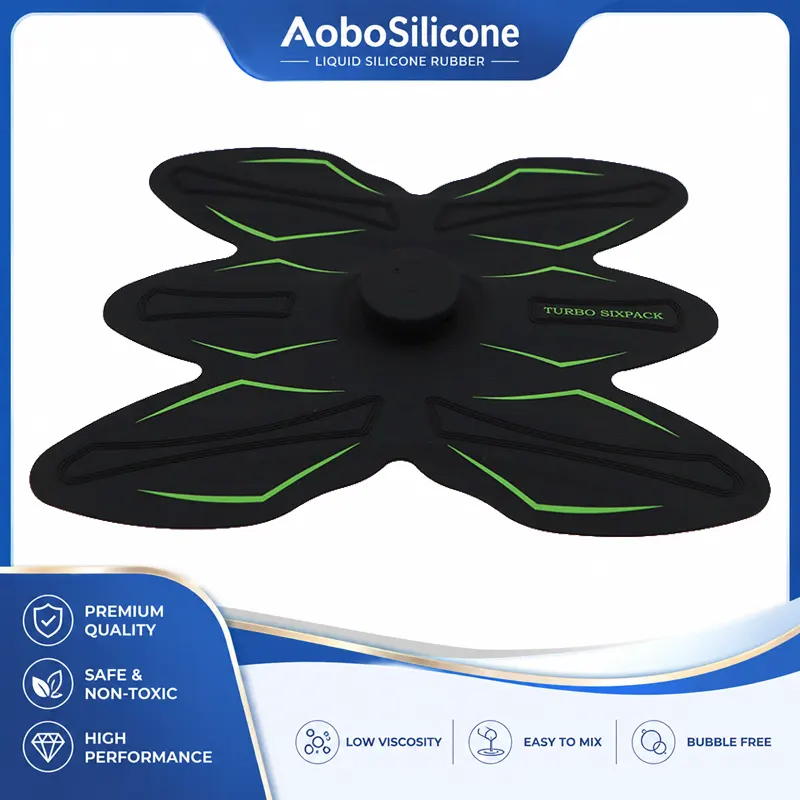 Patch musculaire abdominal en silicone EMS